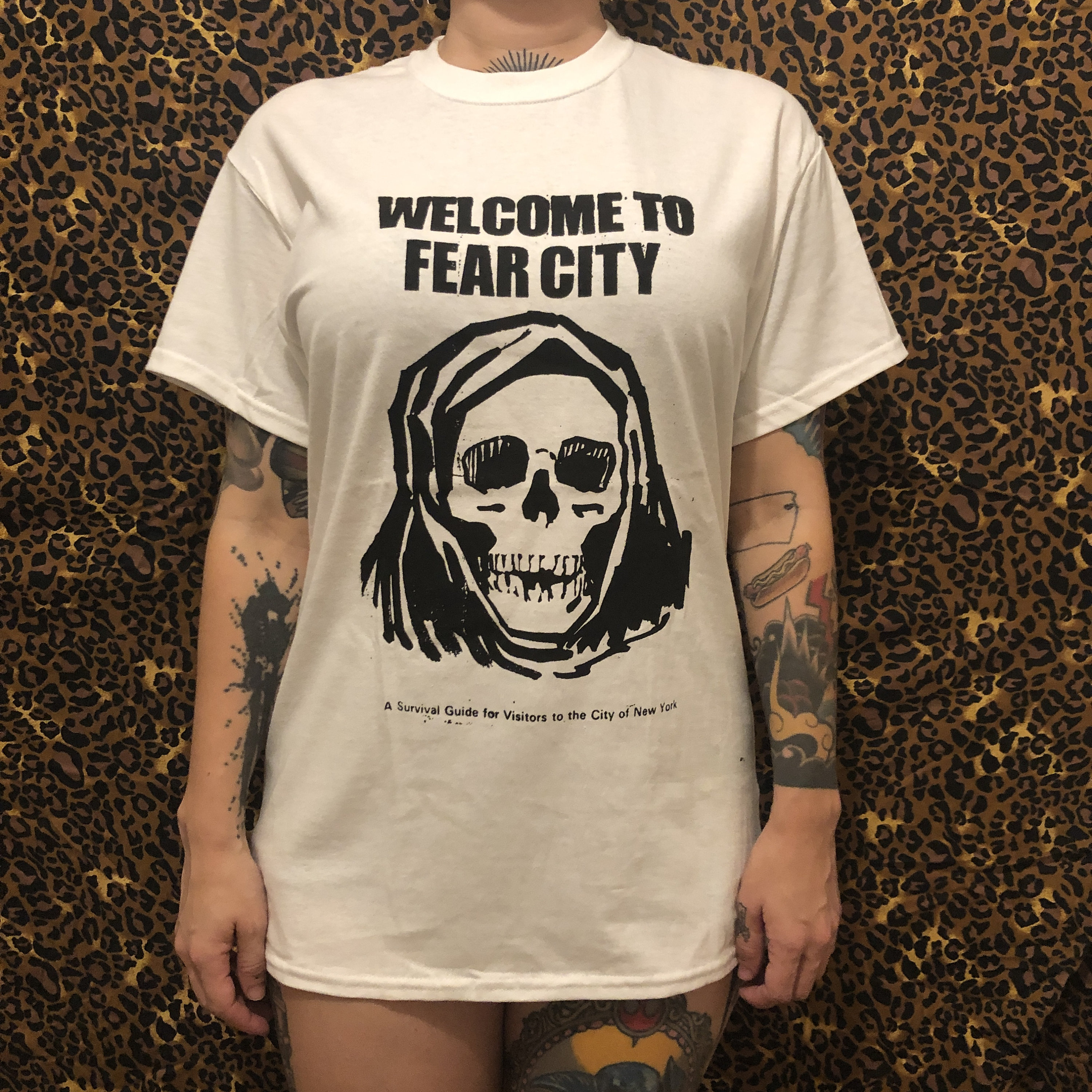 Welcome to Fear City NYC 1980s crime public service announcement shirt