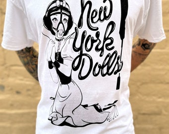 Rare 1977 New York Dolls Band T-Shirt - Punk Glam Rock