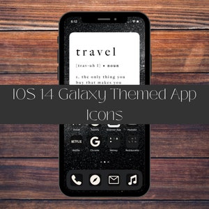 IOS 14 Galaxy Themed App Icons