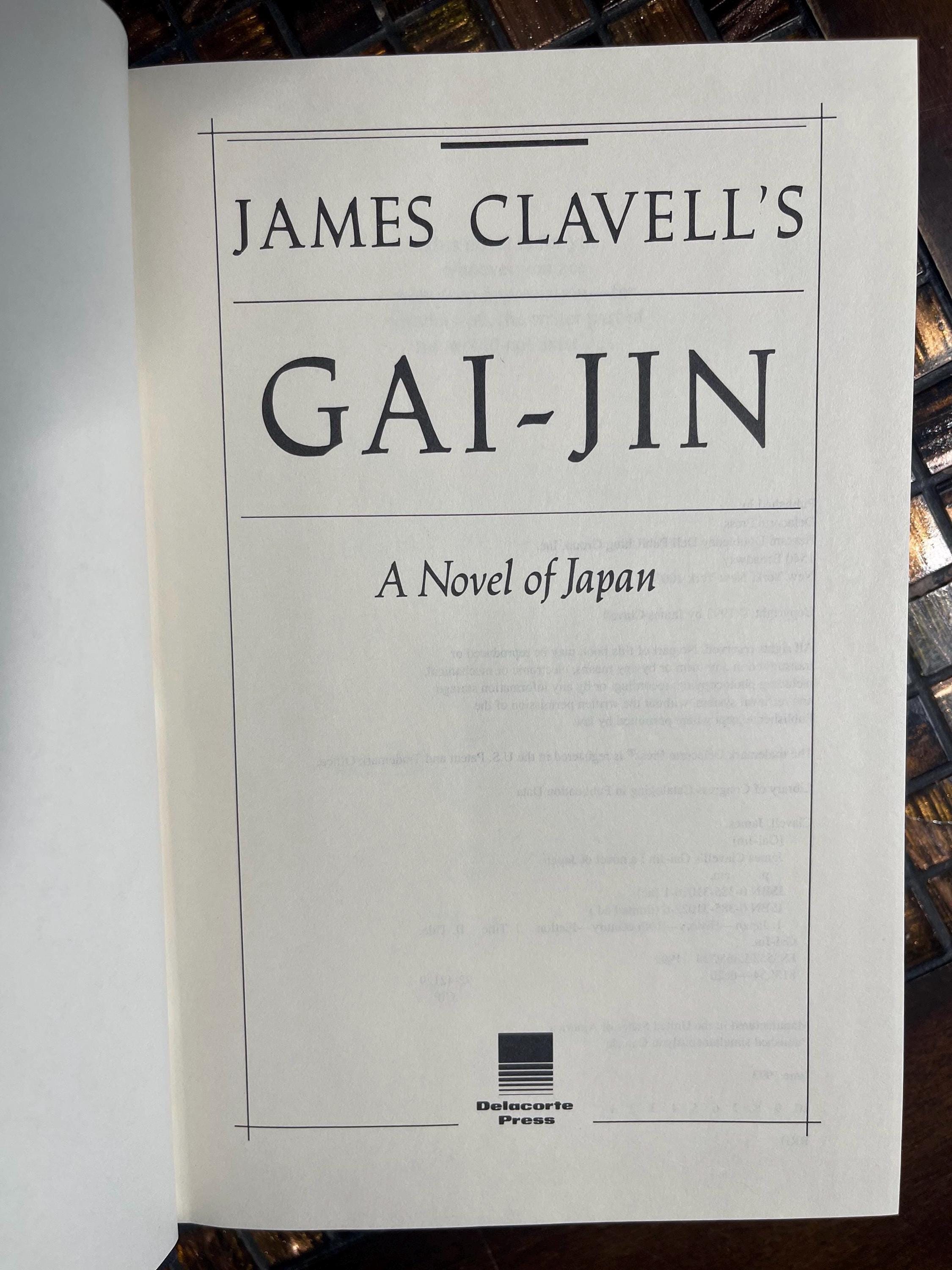 Gai-jin - James Clavell - First Edition 1993 - Hardcover - Etsy
