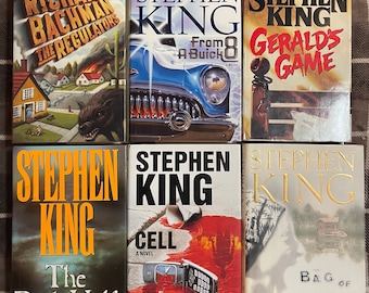Elige tu historia - Stephen King Tapas duras Fantasía/Ciencia ficción/Horror (principalmente primeras ediciones, incluidas otras que no aparecen en las fotos)