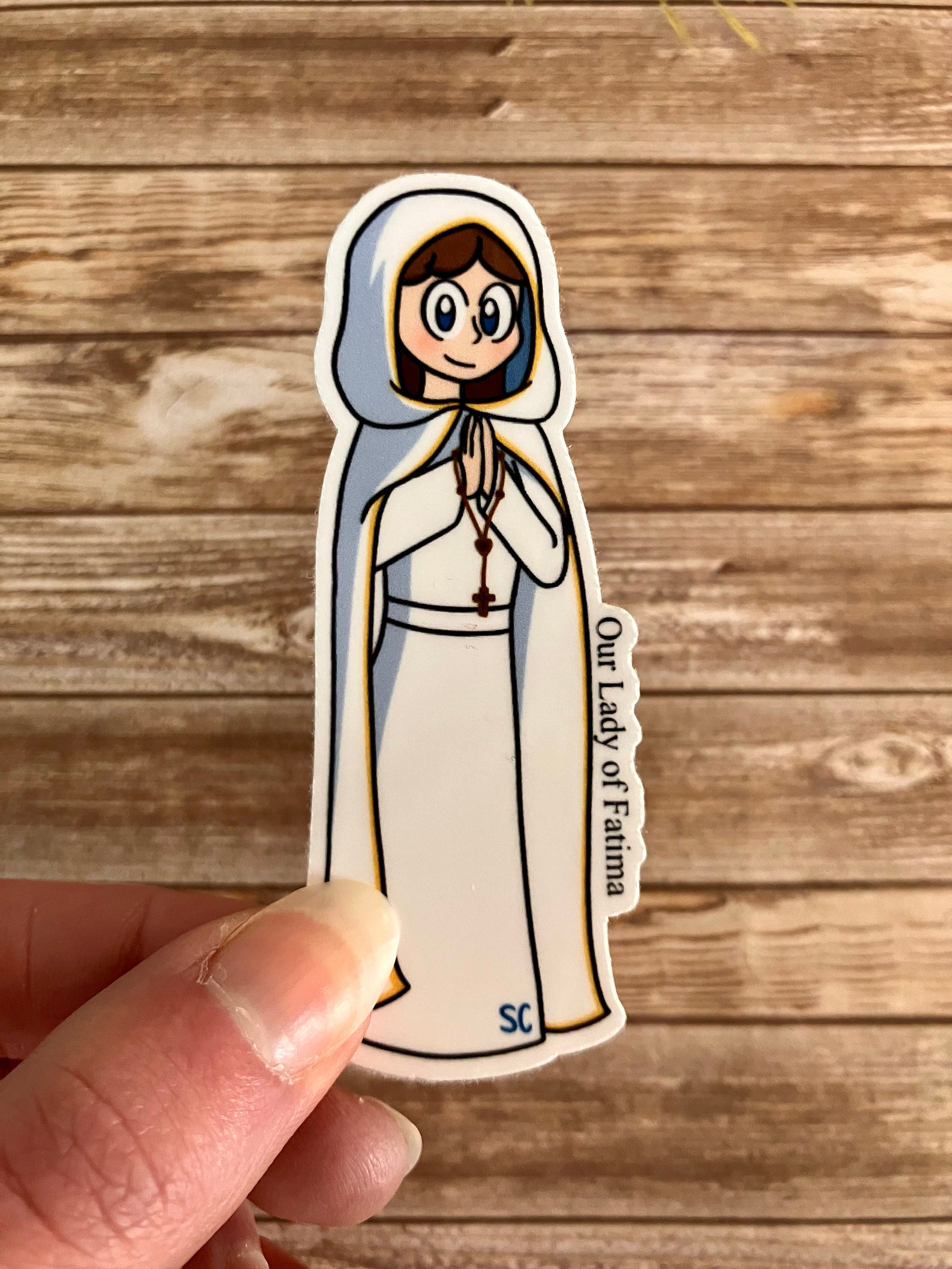 Fatima Sticker Our Lady of Fatima Sticker - Etsy