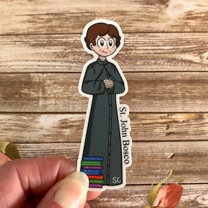 St. John Bosco Sticker, Catholic Stickers, Saint Stickers, Catholic Saint Stickers, Catholic Saints, Catholic Gifts