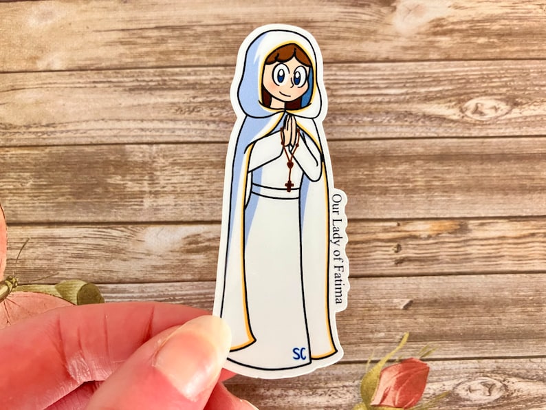Fatima Sticker Our Lady of Fatima Sticker - Etsy