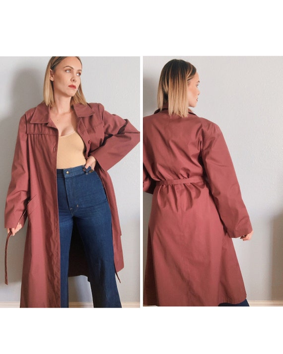 Vintage 1960’s Plum “London Fog” Coat