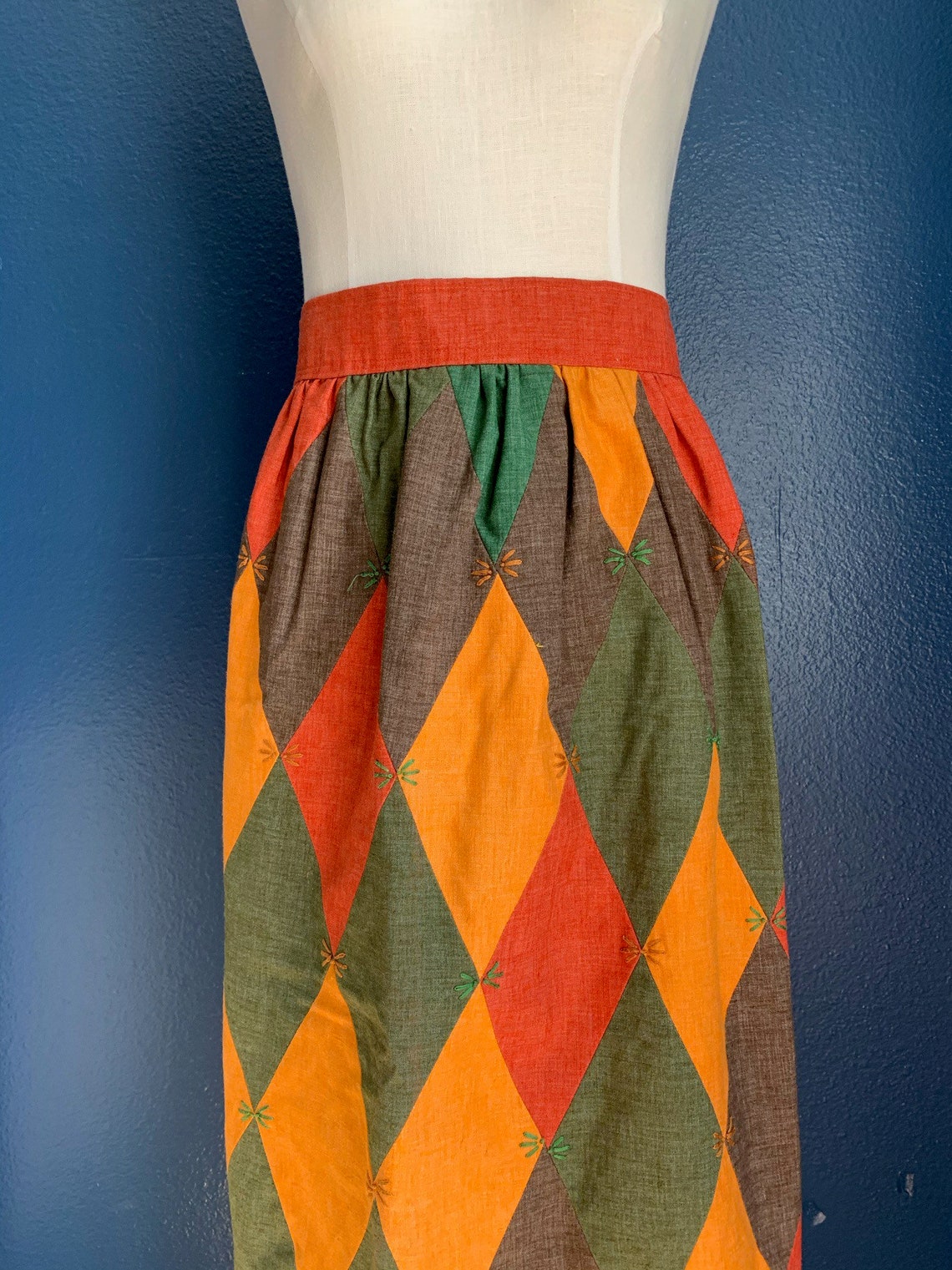 Handmade Patchwork Skirt Etsy