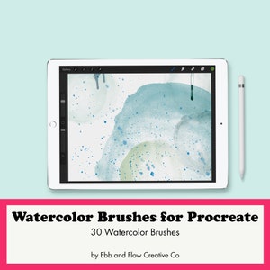 Watercolor Brushes for Procreate