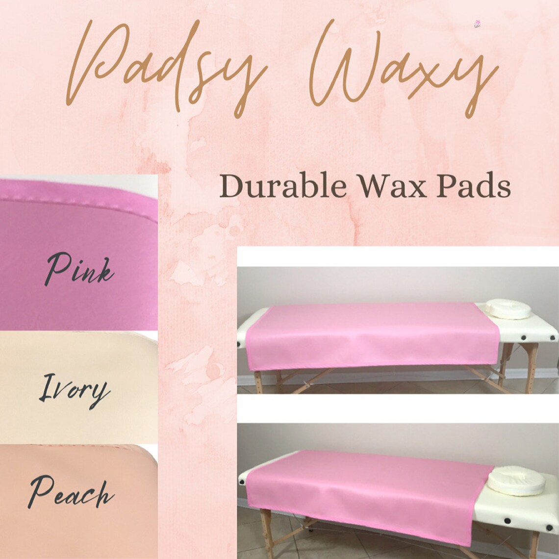 Wax Pad Esthetician Wax Pad Wax Mat Spa Bed Pad Massage Etsy