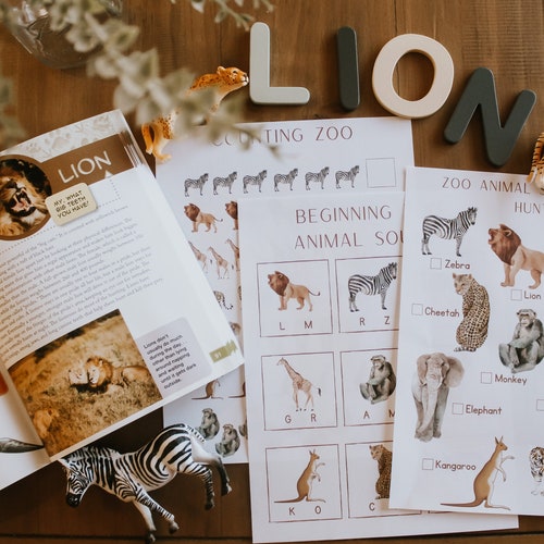 ZOO Explorers Pack Homeschool Field Trip Zoo Animals - Etsy ZOO Explorers Pack Homeschool Field Trip Zoo Animals - Etsy