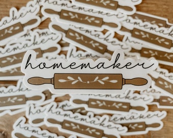 Homemaker sticker | motherhood mama stickers | homeschooling, homemaking