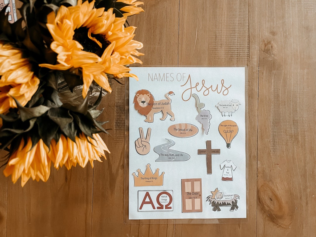 Names of Jesus | Names of Christ | Homeschool | Bible Lesson | Sunday ...