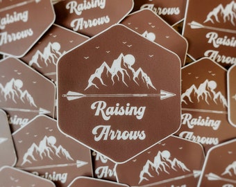 Raising Arrows sticker | Christian Motherhood Mama Sticker