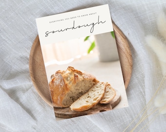 Sourdough Guidebook | Sourdough Starter Guide Digital Download | Homemaking Kitchen | Sourdough 101