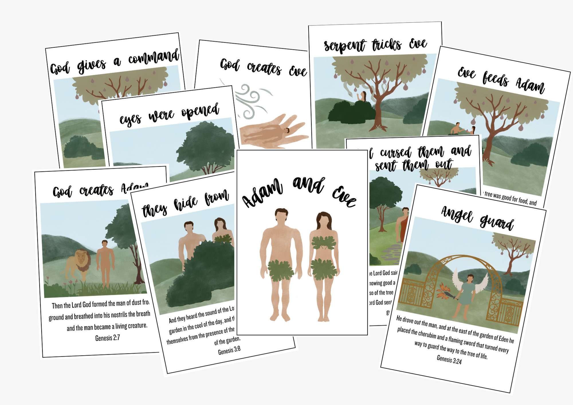 Adam and Eve Unit- in the Beginning | Genesis Bible Study for Kids ...