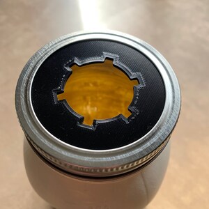 レギュラー口径クォートサイズメイソンジャー用Kratky蓋