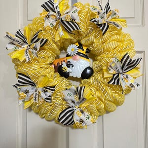 Bee Gnome Wreath