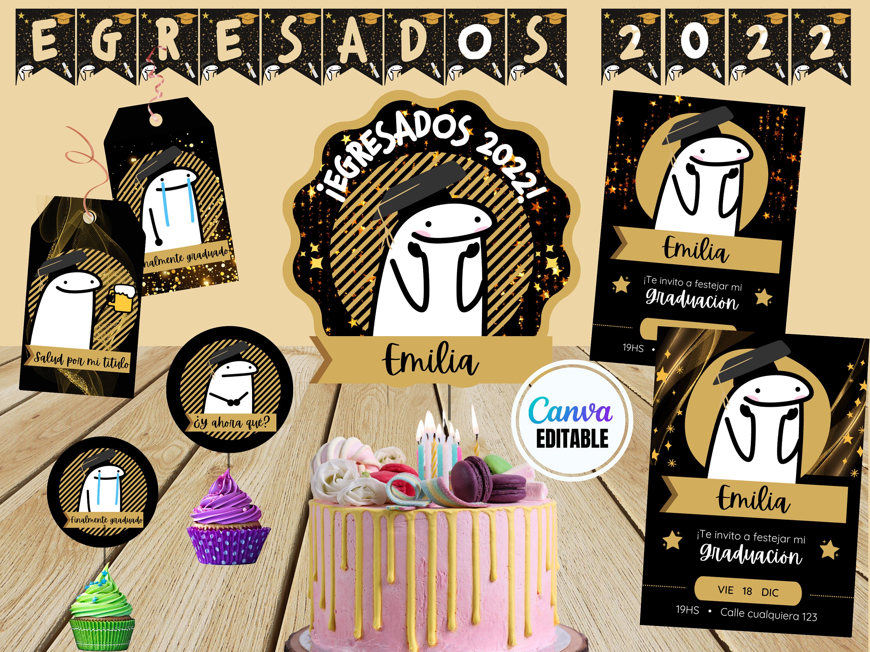Party Bundle Flork Graduacion Graduado Set Invitacion Digital - Etsy España Party Bundle Flork Graduacion Graduado Set Invitacion Digital - Etsy España