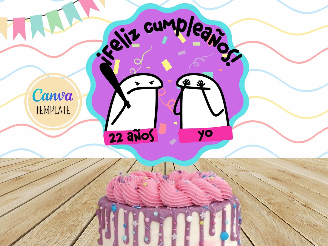 Torta meme flork cumpleaños in 2023