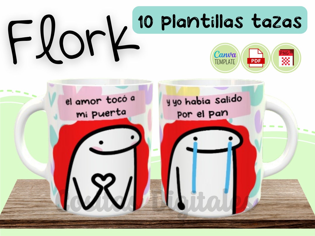 Taza Flork Meme Amor Enamorados