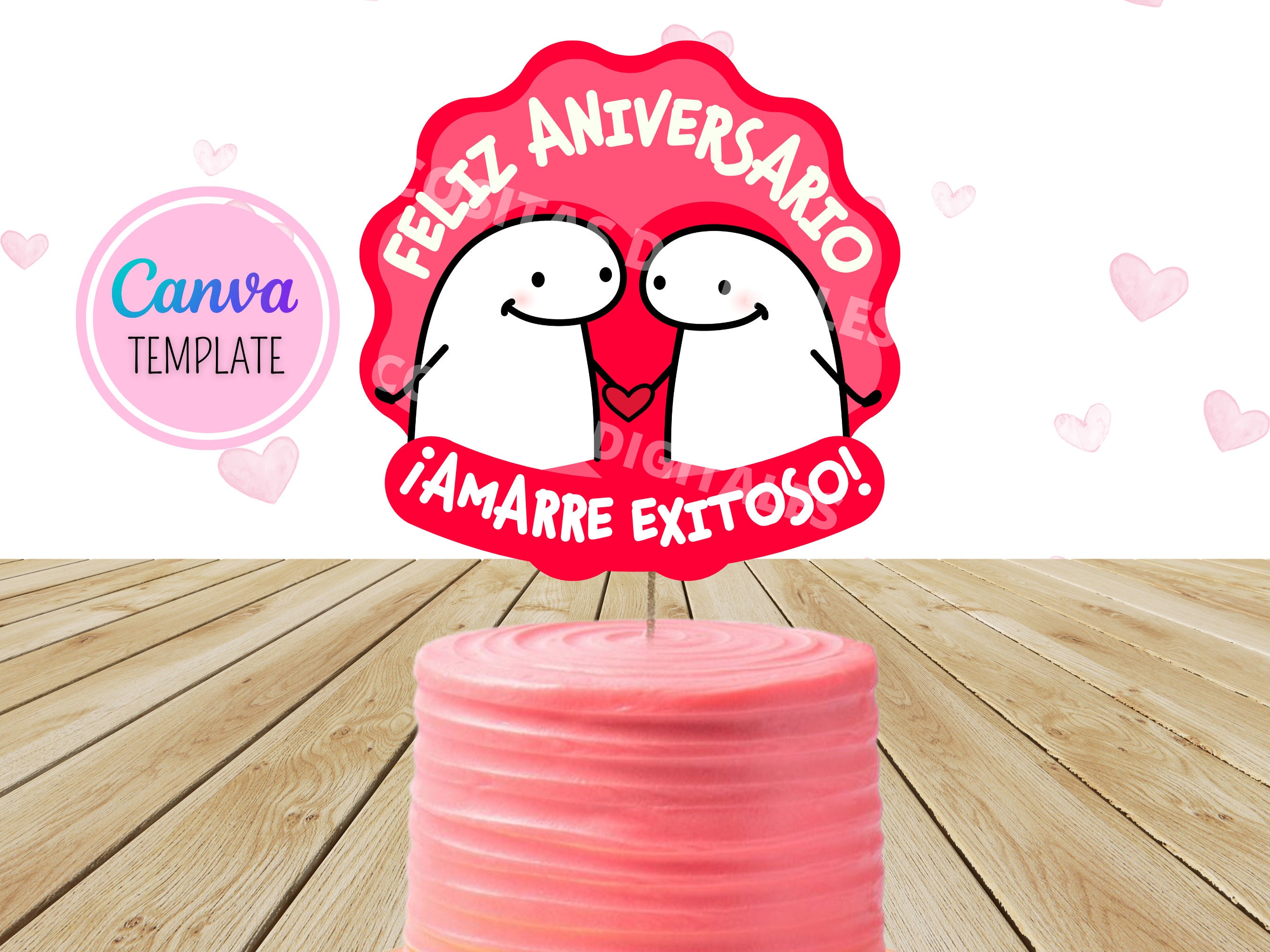 Flork Cake Topper Imprimible Printable AY NO Funny (Download Now