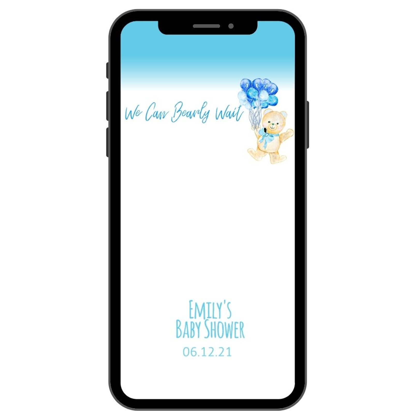 Baby Shower Snapchat filter Baby Shower Geofilter Boy Etsy