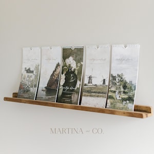 Vintage Perpetual Calendar | Birthday Wall Calendar