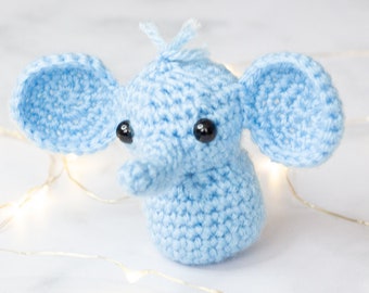 Crochet Elephant Pattern, Amigurumi Pattern, Crochet Plush, Cute Crochet Pattern, Plushie Pattern, Amigurumi Elephant, Baby Elephant Pattern