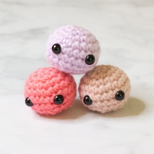 Worry Pet, Crochet Plushie, Crochet Plush, Stress Ball, Stress Toy, Desk Pet, Fidget Toy, Crochet Squishy, Crochet Anxiety Buddy, Mini Plush