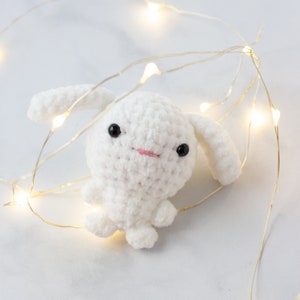 Bunny Crochet Pattern, Plushie Pattern, Cute Crochet Pattern, Bunny Plushie, Crochet Rabbit, Amigurumi Bunny, Mini Crochet Plush, Stuffies image 5
