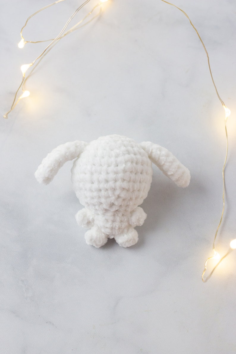 Bunny Crochet Pattern, Plushie Pattern, Cute Crochet Pattern, Bunny Plushie, Crochet Rabbit, Amigurumi Bunny, Mini Crochet Plush, Stuffies image 3