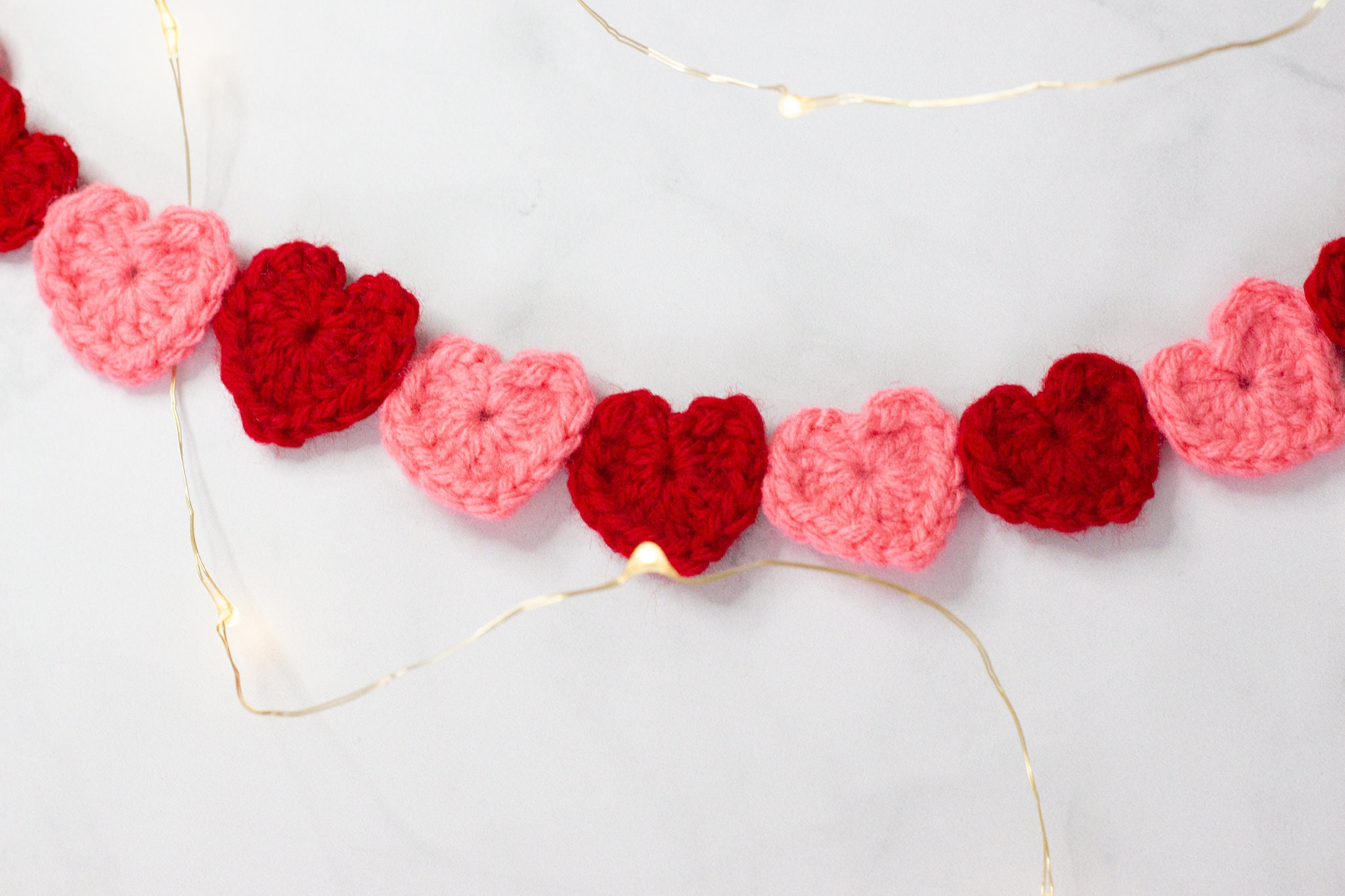 39 Beautiful Crochet Heart Patterns To Make With Love 33 Crochet Heart Garland