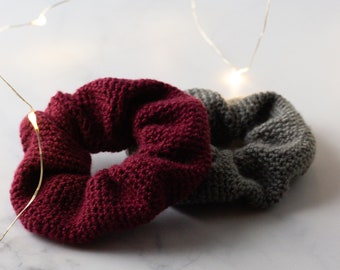 Single Crochet Scrunchie Pattern, Crochet Scrunchie, Cute Crochet Pattern, Easy Scrunchie, Crochet Fashion, Easy Crochet Pattern, Accessory