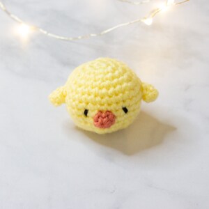 Crochet Chick Pattern, Cute Crochet Pattern, Crochet Plushie, Printable Crochet Pattern, Amigurumi Bird, Amigurumi Chick, Mini Chick Plush image 6
