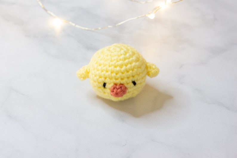 Crochet Chick Pattern, Cute Crochet Pattern, Crochet Plushie, Printable Crochet Pattern, Amigurumi Bird, Amigurumi Chick, Mini Chick Plush image 6