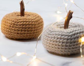 Enkel gehaakt pompoenenpatroon, gehaakte pompoen, eenvoudig haakpatroon, gehaakt herfstdecor, Halloween haak, DIY herfstdecoraties