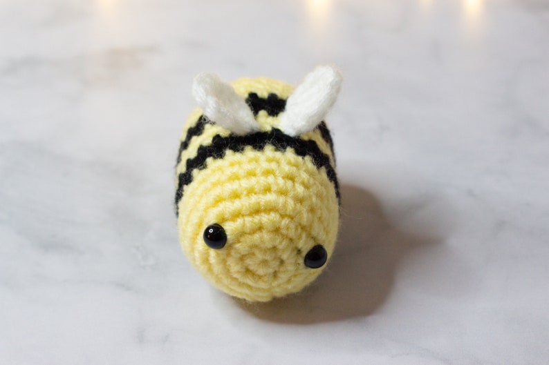 Bee Crochet Pattern, Easy Crochet Pattern, Crochet Bee, Bee Plushie, Bumblebee Amigurumi, Cute Crochet Pattern, Plushie Pattern, Cute Bee image 2