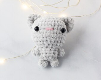 Modello gatto all'uncinetto, modello gatto, modello carino all'uncinetto, peluche all'uncinetto, peluche gatto, amante dei gatti, regali per gli amanti dei gatti, modello kawaii all'uncinetto