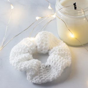 Double Crochet Scrunchie Pattern, Crochet Scrunchie, DIY Scrunchie, Cute Crochet Pattern, Easy Crochet Pattern, Crochet Fashion, Scrunchies image 3