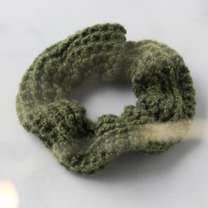 Rib Crochet Scrunchie Pattern, PDF download, Printable Crochet Pattern image 4