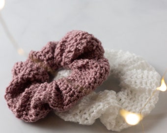 Double Crochet Scrunchie Pattern, Crochet Scrunchie, DIY Scrunchie, Cute Crochet Pattern, Easy Crochet Pattern, Crochet Fashion, Scrunchies