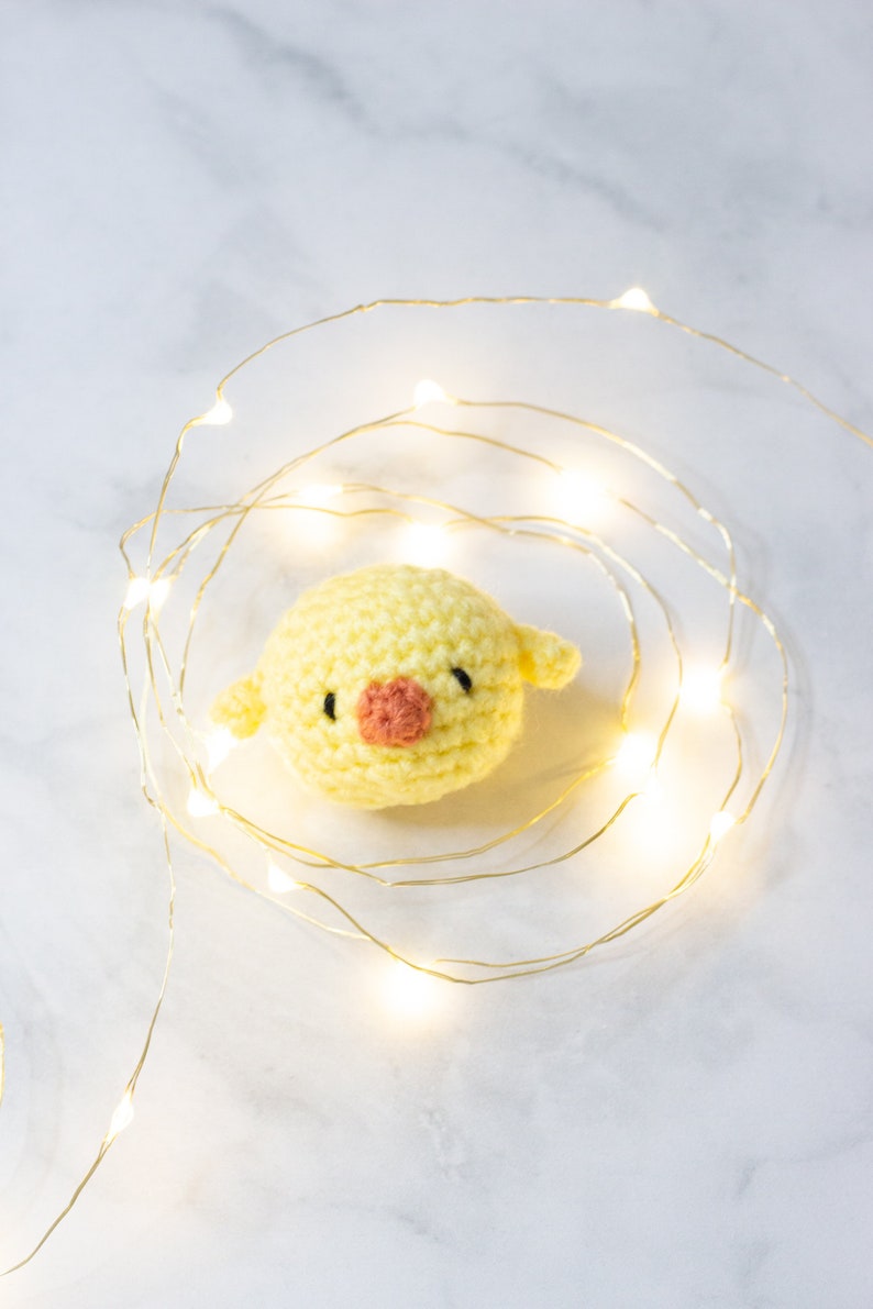 Crochet Chick Pattern, Cute Crochet Pattern, Crochet Plushie, Printable Crochet Pattern, Amigurumi Bird, Amigurumi Chick, Mini Chick Plush image 5