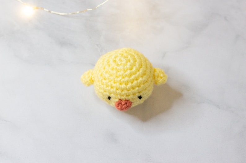 Crochet Chick Pattern, Cute Crochet Pattern, Crochet Plushie, Printable Crochet Pattern, Amigurumi Bird, Amigurumi Chick, Mini Chick Plush image 3