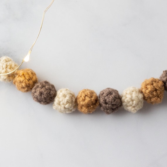 Crochet Ball Garland Pattern PDF Download Printable Crochet Etsy