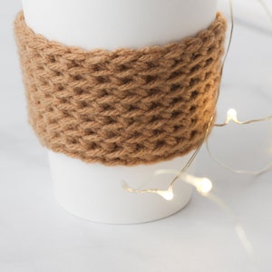 Crochet Cup Cozy Pattern, Tea Cozy, Mug Cozy, PDF Download, Easy Crochet Pattern, Cup Wraps, Coffee Sleeve, Mug Sleeve, Beginner Crochet image 3