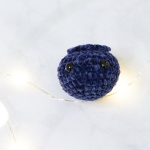 Crochet Blueberry Pattern, Amigurumi Blueberry, Cute Crochet Pattern, Cute Amigurumi, Mini Plushie, Crochet Plushie, Easy Crochet Pattern image 4