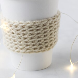 Crochet Cup Cozy Pattern, Tea Cozy, Mug Cozy, PDF Download, Easy Crochet Pattern, Cup Wraps, Coffee Sleeve, Mug Sleeve, Beginner Crochet image 5