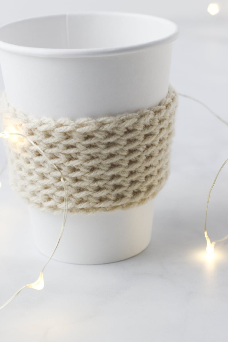 Crochet Cup Cozy Pattern, Tea Cozy, Mug Cozy, PDF Download, Easy Crochet Pattern, Cup Wraps, Coffee Sleeve, Mug Sleeve, Beginner Crochet image 5