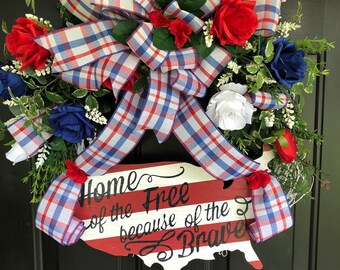 Patriotic wreath