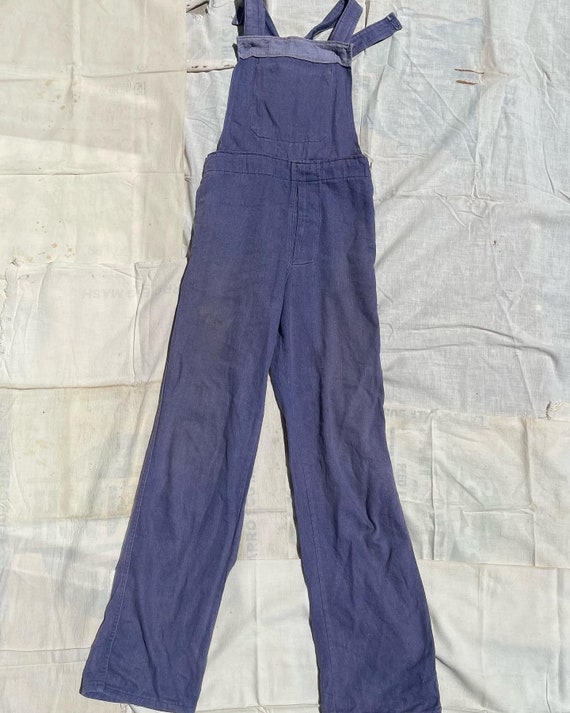 XS Women’s German Workwear Overalls 1940s 1950s - image 5