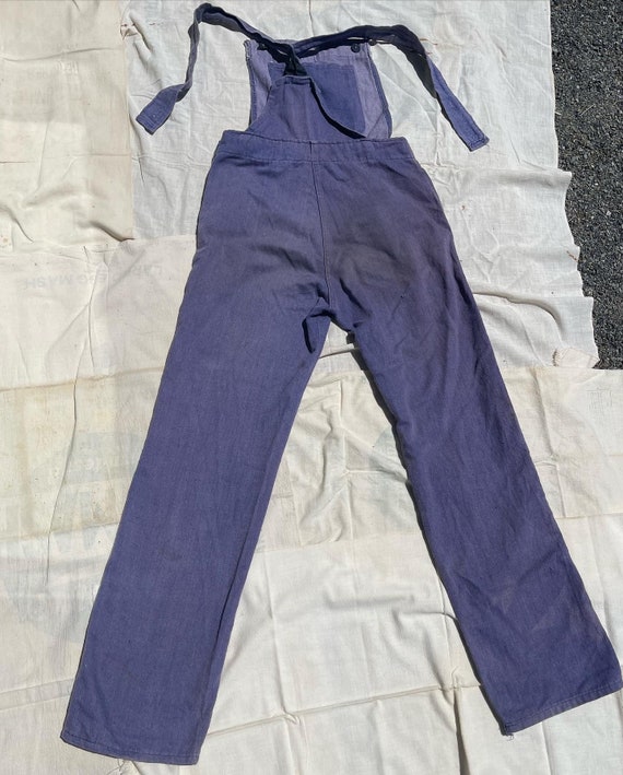 XS Women’s German Workwear Overalls 1940s 1950s - image 4
